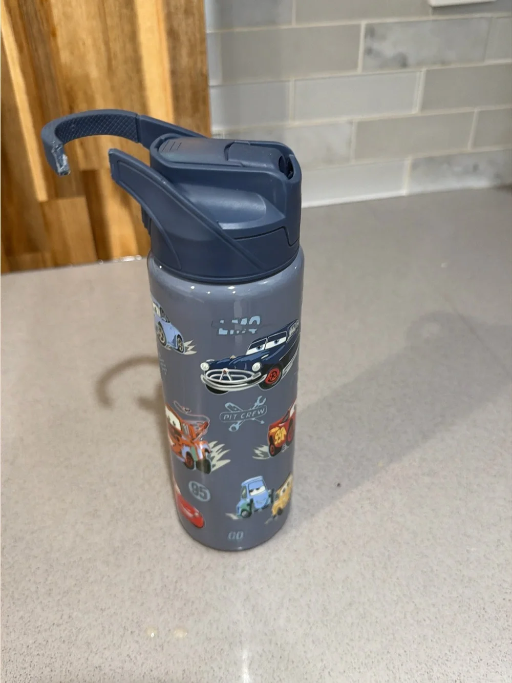 Pottery Barn Disney Pixar Cars Kids Stainless Water Bottle 22oz
